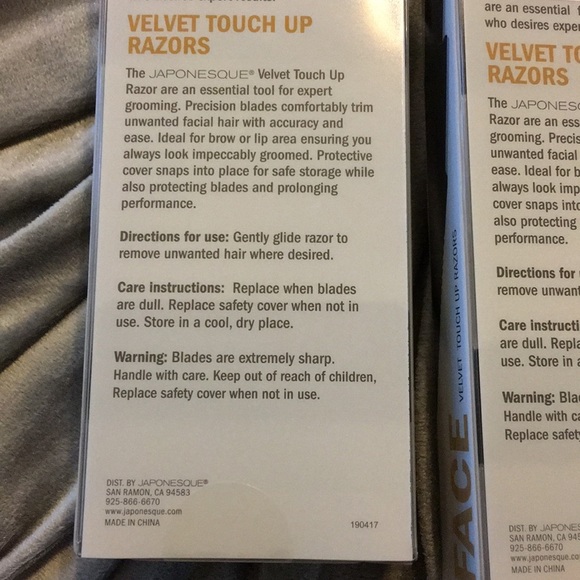 Japonesque Velvet Touch Up Razors - 3 boxes - Picture 8 of 9